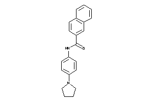 Image of N-(4-pyrrolidinophenyl)-2-naphthamide