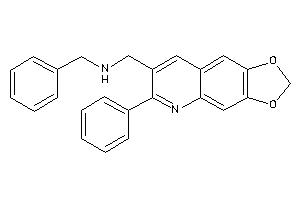 Image of Benzyl-[(6-phenyl-[1,3]dioxolo[4,5-g]quinolin-7-yl)methyl]amine
