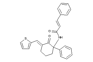 Image of N-[2-keto-1-phenyl-3-(2-thenylidene)cyclohexyl]-3-phenyl-acrylamide