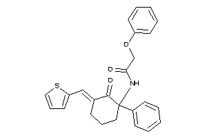 N-[2-keto-1-phenyl-3-(2-thenylidene)cyclohexyl]-2-phenoxy-acetamide