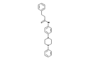3-phenyl-N-[4-(4-phenylpiperazino)phenyl]propionamide