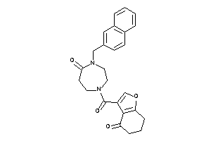 Image of 1-(4-keto-6,7-dihydro-5H-benzofuran-3-carbonyl)-4-(2-naphthylmethyl)-1,4-diazepan-5-one