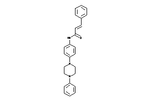 3-phenyl-N-[4-(4-phenylpiperazino)phenyl]acrylamide