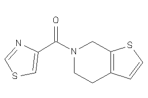 5,7-dihydro-4H-thieno[2,3-c]pyridin-6-yl(thiazol-4-yl)methanone