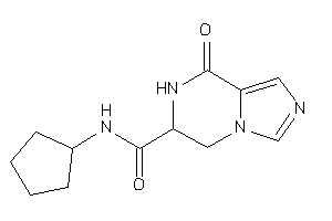 N-cyclopentyl-8-keto-6,7-dihydro-5H-imidazo[1,5-a]pyrazine-6-carboxamide