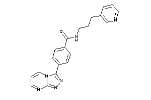 Image of N-[3-(3-pyridyl)propyl]-4-([1,2,4]triazolo[4,3-a]pyrimidin-3-yl)benzamide