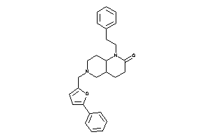 1-phenethyl-6-[(5-phenyl-2-furyl)methyl]-4,4a,5,7,8,8a-hexahydro-3H-1,6-naphthyridin-2-one