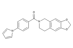 7,8-dihydro-5H-[1,3]dioxolo[4,5-g]isoquinolin-6-yl-(4-pyrrol-1-ylphenyl)methanone
