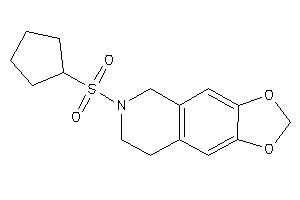 6-cyclopentylsulfonyl-7,8-dihydro-5H-[1,3]dioxolo[4,5-g]isoquinoline