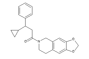 3-cyclopropyl-1-(7,8-dihydro-5H-[1,3]dioxolo[4,5-g]isoquinolin-6-yl)-3-phenyl-propan-1-one