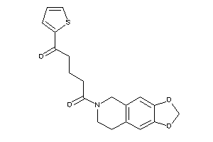 1-(7,8-dihydro-5H-[1,3]dioxolo[4,5-g]isoquinolin-6-yl)-5-(2-thienyl)pentane-1,5-dione