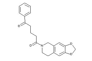 1-(7,8-dihydro-5H-[1,3]dioxolo[4,5-g]isoquinolin-6-yl)-5-phenyl-pentane-1,5-dione