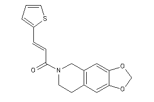 1-(7,8-dihydro-5H-[1,3]dioxolo[4,5-g]isoquinolin-6-yl)-3-(2-thienyl)prop-2-en-1-one