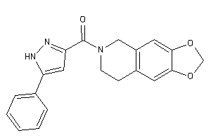 7,8-dihydro-5H-[1,3]dioxolo[4,5-g]isoquinolin-6-yl-(5-phenyl-1H-pyrazol-3-yl)methanone