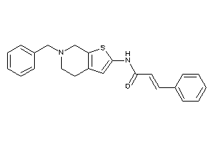 N-(6-benzyl-5,7-dihydro-4H-thieno[2,3-c]pyridin-2-yl)-3-phenyl-acrylamide