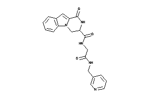 1-keto-N-[2-keto-2-(3-pyridylmethylamino)ethyl]-3,4-dihydro-2H-pyrazino[1,2-a]indole-3-carboxamide