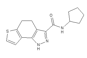 Image of N-cyclopentyl-4,5-dihydro-1H-thieno[2,3-g]indazole-3-carboxamide