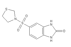 Image of 5-thiazolidin-3-ylsulfonyl-1,3-dihydrobenzimidazol-2-one