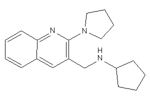 Image of Cyclopentyl-[(2-pyrrolidino-3-quinolyl)methyl]amine