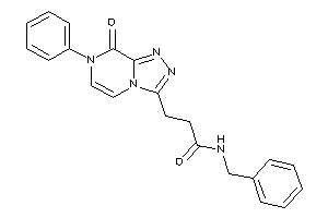 N-benzyl-3-(8-keto-7-phenyl-[1,2,4]triazolo[4,3-a]pyrazin-3-yl)propionamide
