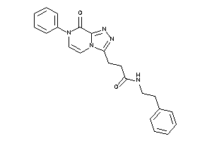 Image of 3-(8-keto-7-phenyl-[1,2,4]triazolo[4,3-a]pyrazin-3-yl)-N-phenethyl-propionamide