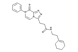 N-(2-cyclohexen-1-ylethyl)-3-(8-keto-7-phenyl-[1,2,4]triazolo[4,3-a]pyrazin-3-yl)propionamide
