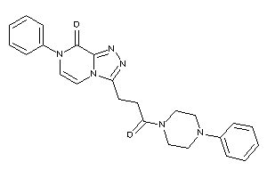 Image of 3-[3-keto-3-(4-phenylpiperazino)propyl]-7-phenyl-[1,2,4]triazolo[4,3-a]pyrazin-8-one