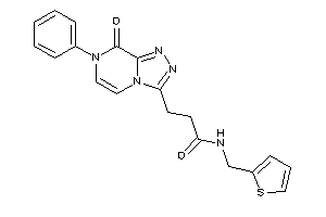 Image of 3-(8-keto-7-phenyl-[1,2,4]triazolo[4,3-a]pyrazin-3-yl)-N-(2-thenyl)propionamide