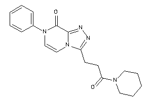 Image of 3-(3-keto-3-piperidino-propyl)-7-phenyl-[1,2,4]triazolo[4,3-a]pyrazin-8-one