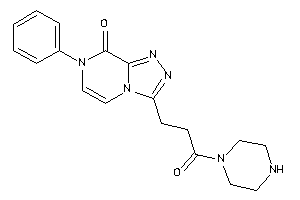 Image of 3-(3-keto-3-piperazino-propyl)-7-phenyl-[1,2,4]triazolo[4,3-a]pyrazin-8-one