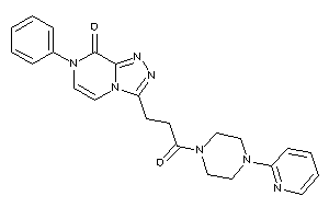 3-[3-keto-3-[4-(2-pyridyl)piperazino]propyl]-7-phenyl-[1,2,4]triazolo[4,3-a]pyrazin-8-one