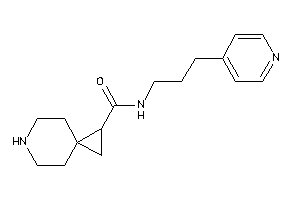 N-[3-(4-pyridyl)propyl]-6-azaspiro[2.5]octane-2-carboxamide