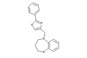 5-[(2-phenylthiazol-4-yl)methyl]-3,4-dihydro-2H-1,5-benzothiazepine