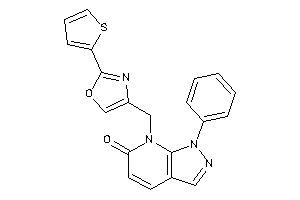 1-phenyl-7-[[2-(2-thienyl)oxazol-4-yl]methyl]pyrazolo[3,4-b]pyridin-6-one