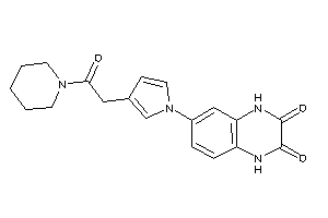 Image of 6-[3-(2-keto-2-piperidino-ethyl)pyrrol-1-yl]-1,4-dihydroquinoxaline-2,3-quinone
