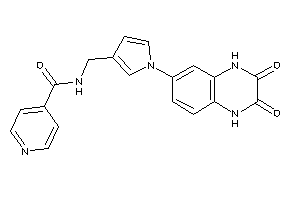 N-[[1-(2,3-diketo-1,4-dihydroquinoxalin-6-yl)pyrrol-3-yl]methyl]isonicotinamide