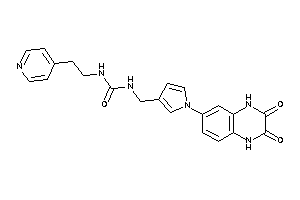 1-[[1-(2,3-diketo-1,4-dihydroquinoxalin-6-yl)pyrrol-3-yl]methyl]-3-[2-(4-pyridyl)ethyl]urea
