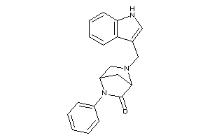 Image of 2-(1H-indol-3-ylmethyl)-5-phenyl-2,5-diazabicyclo[2.2.1]heptan-6-one