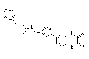 N-[[1-(2,3-diketo-1,4-dihydroquinoxalin-6-yl)pyrrol-3-yl]methyl]-3-phenyl-propionamide