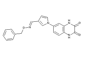 Image of 6-[3-(benzyloximinomethyl)pyrrol-1-yl]-1,4-dihydroquinoxaline-2,3-quinone