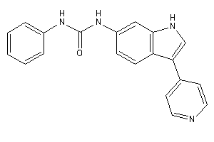 1-phenyl-3-[3-(4-pyridyl)-1H-indol-6-yl]urea