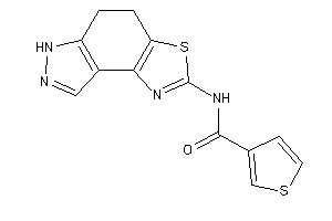 N-(5,6-dihydro-4H-pyrazolo[4,3-e][1,3]benzothiazol-2-yl)thiophene-3-carboxamide