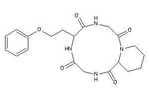 Image of 6-(2-phenoxyethyl)-1,4,7,10-tetrazabicyclo[10.4.0]hexadecane-2,5,8,11-diquinone