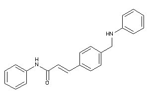 Image of 3-[4-(anilinomethyl)phenyl]-N-phenyl-acrylamide