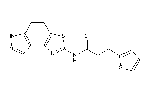 N-(5,6-dihydro-4H-pyrazolo[4,3-e][1,3]benzothiazol-2-yl)-3-(2-thienyl)propionamide