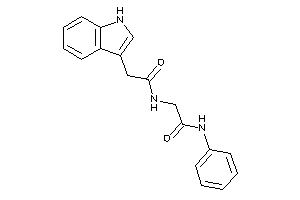 2-[[2-(1H-indol-3-yl)acetyl]amino]-N-phenyl-acetamide