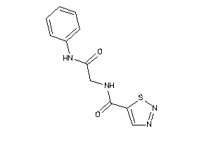 N-(2-anilino-2-keto-ethyl)thiadiazole-5-carboxamide