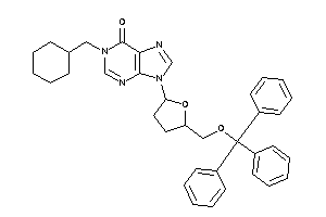 1-(cyclohexylmethyl)-9-[5-(trityloxymethyl)tetrahydrofuran-2-yl]purin-6-one