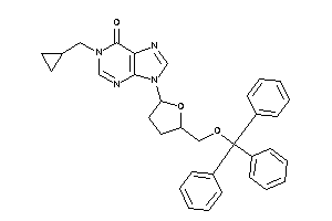 1-(cyclopropylmethyl)-9-[5-(trityloxymethyl)tetrahydrofuran-2-yl]purin-6-one