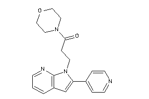 Image of 1-morpholino-3-[2-(4-pyridyl)pyrrolo[2,3-b]pyridin-1-yl]propan-1-one